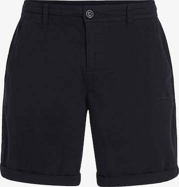 O'NEILLChino hlače 'Essentials' - crna boja: prednji dio