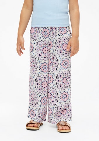Wide Leg Pantalon s.Oliver en beige : devant