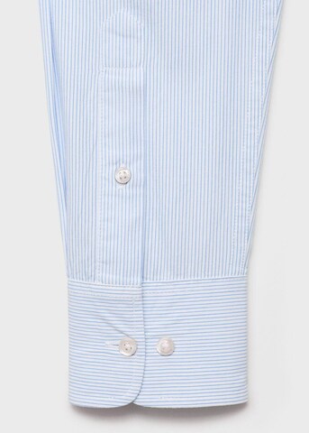 MANGO TEEN Regular fit Button Up Shirt in Blue