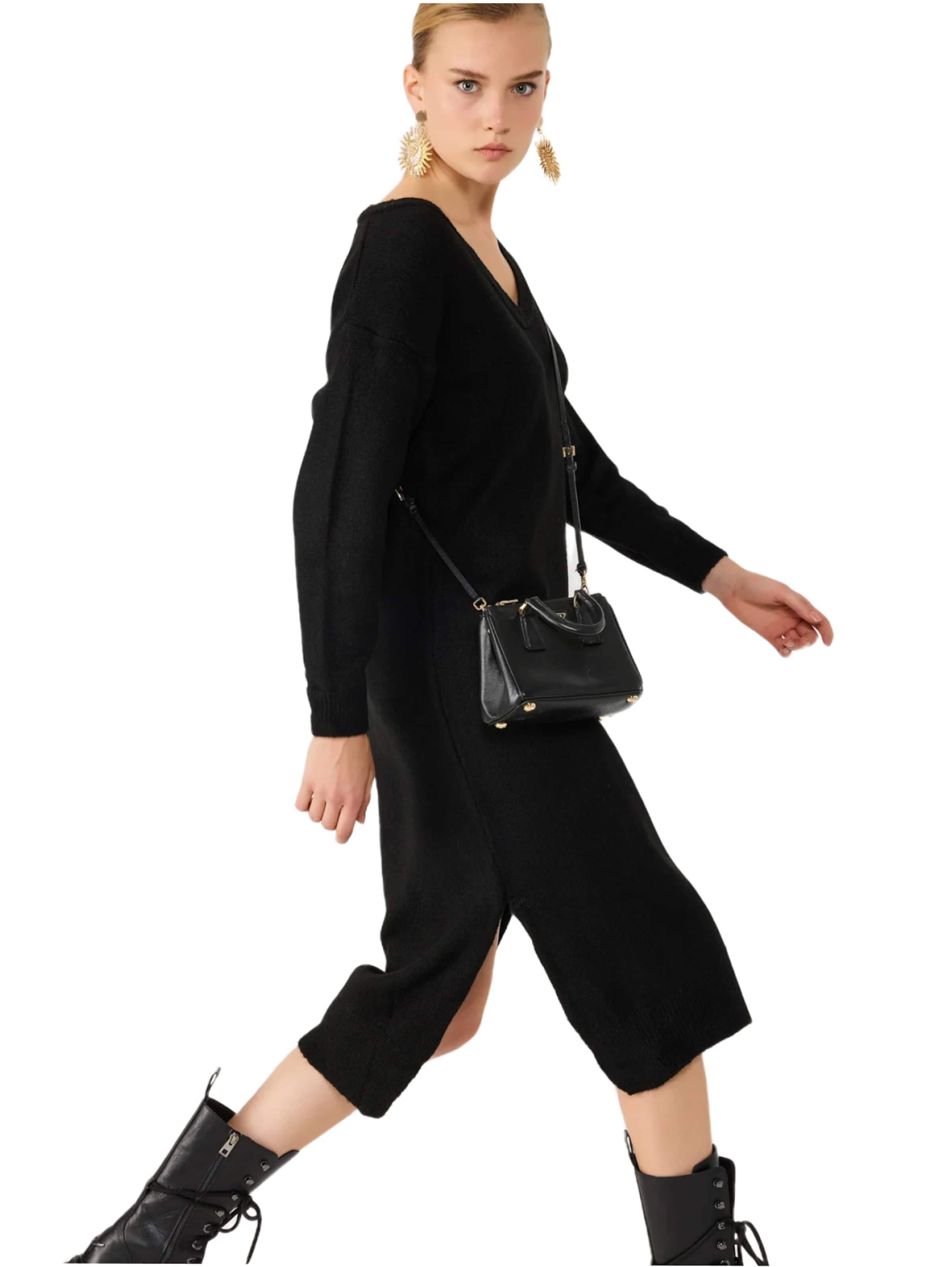 No Matter What Knit dress in Black