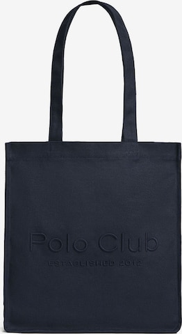 Polo Club Shopper in Blau: Vorderseite
