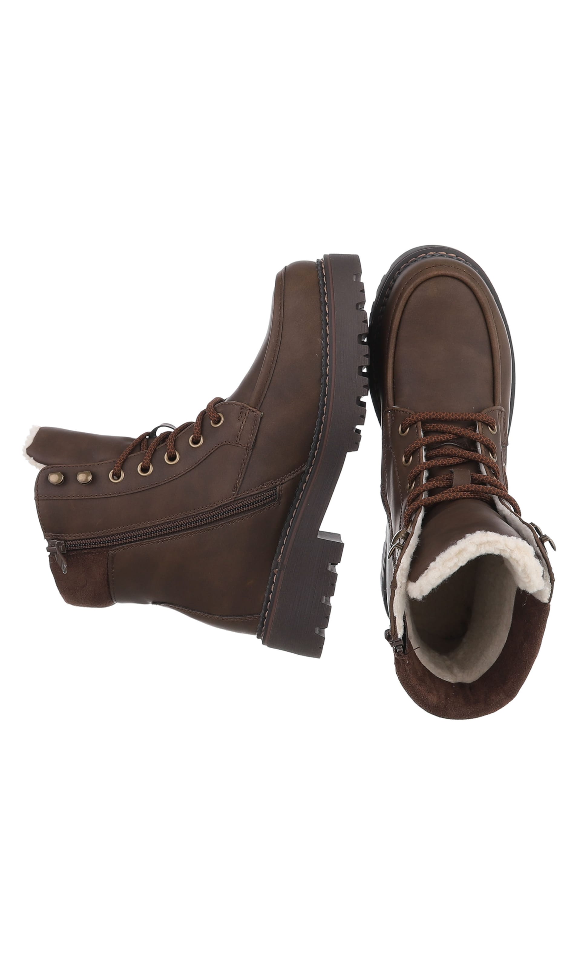 Ital-Design Stiefelette in Braun