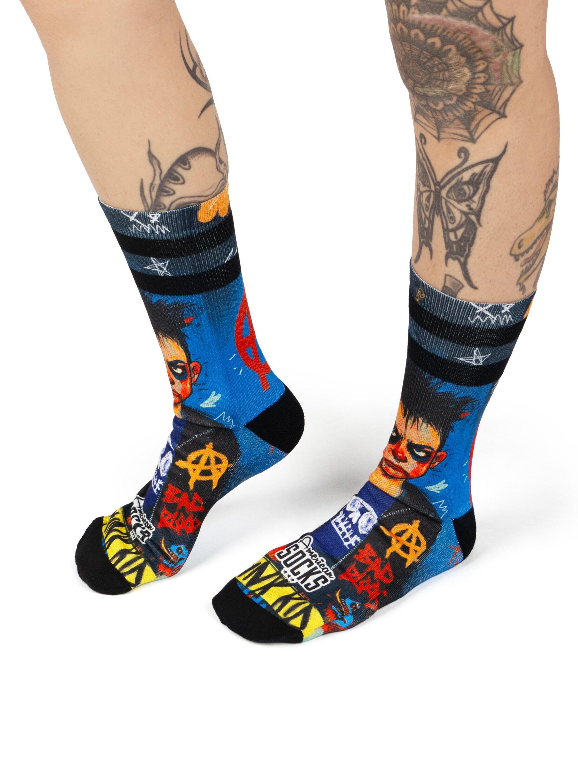 Calzino 'Youth Renegade' di American Socks in blu