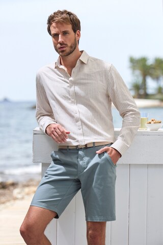 JOHN DEVIN Regular Fit Hemd in Beige