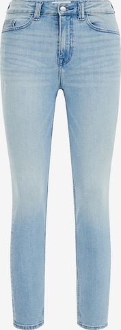 WE Fashion - Skinny Calças de ganga 'Blue Ridge' em azul: frente