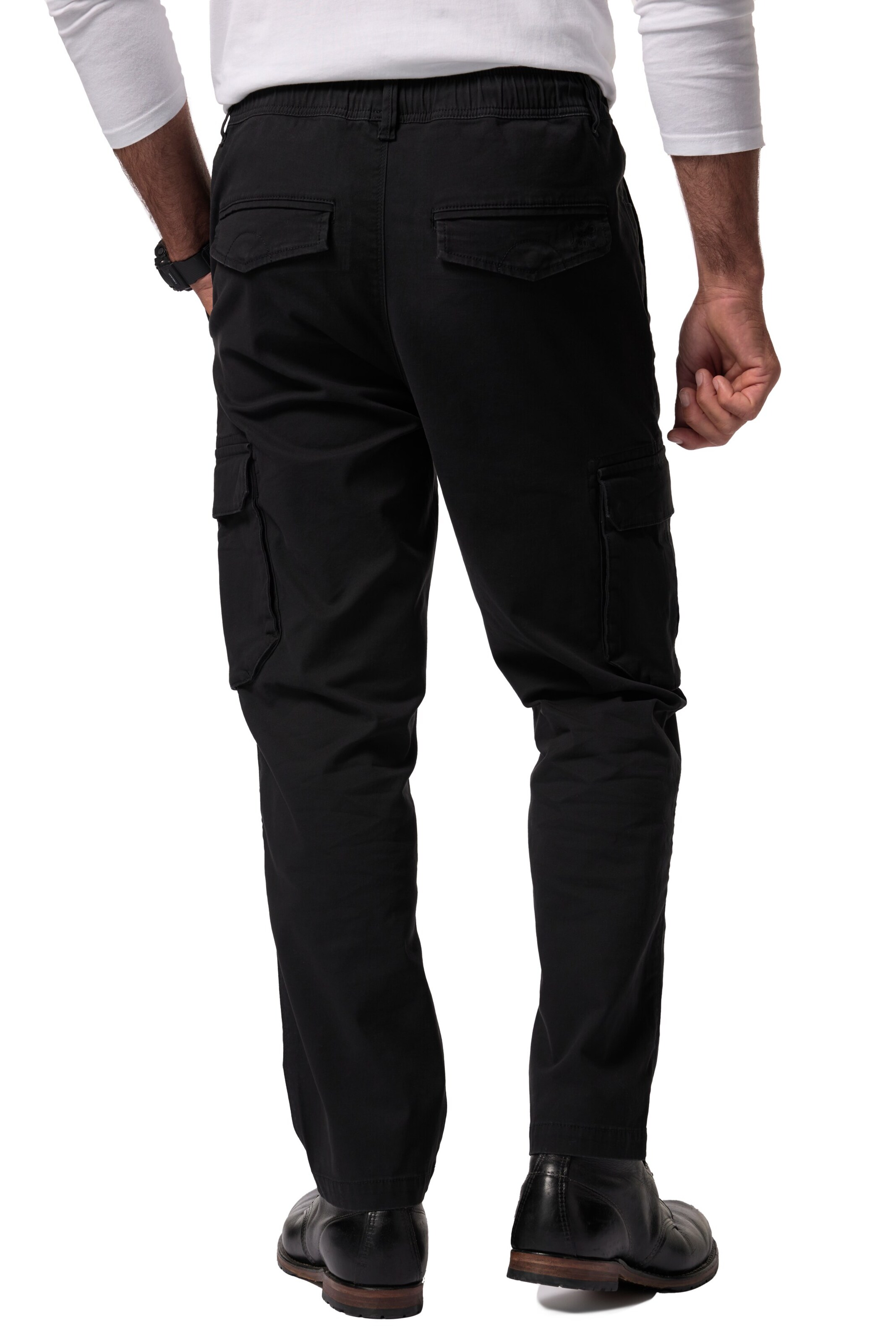JP1880 Regular Cargobroek in Zwart