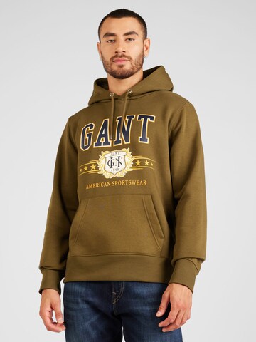 GANT - Sweatshirt em verde: frente