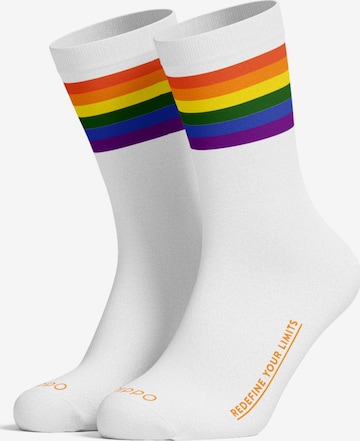 PIPPO Amsterdam Sports socks in White: front
