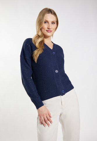 Cardigan DreiMaster Vintage en bleu : devant