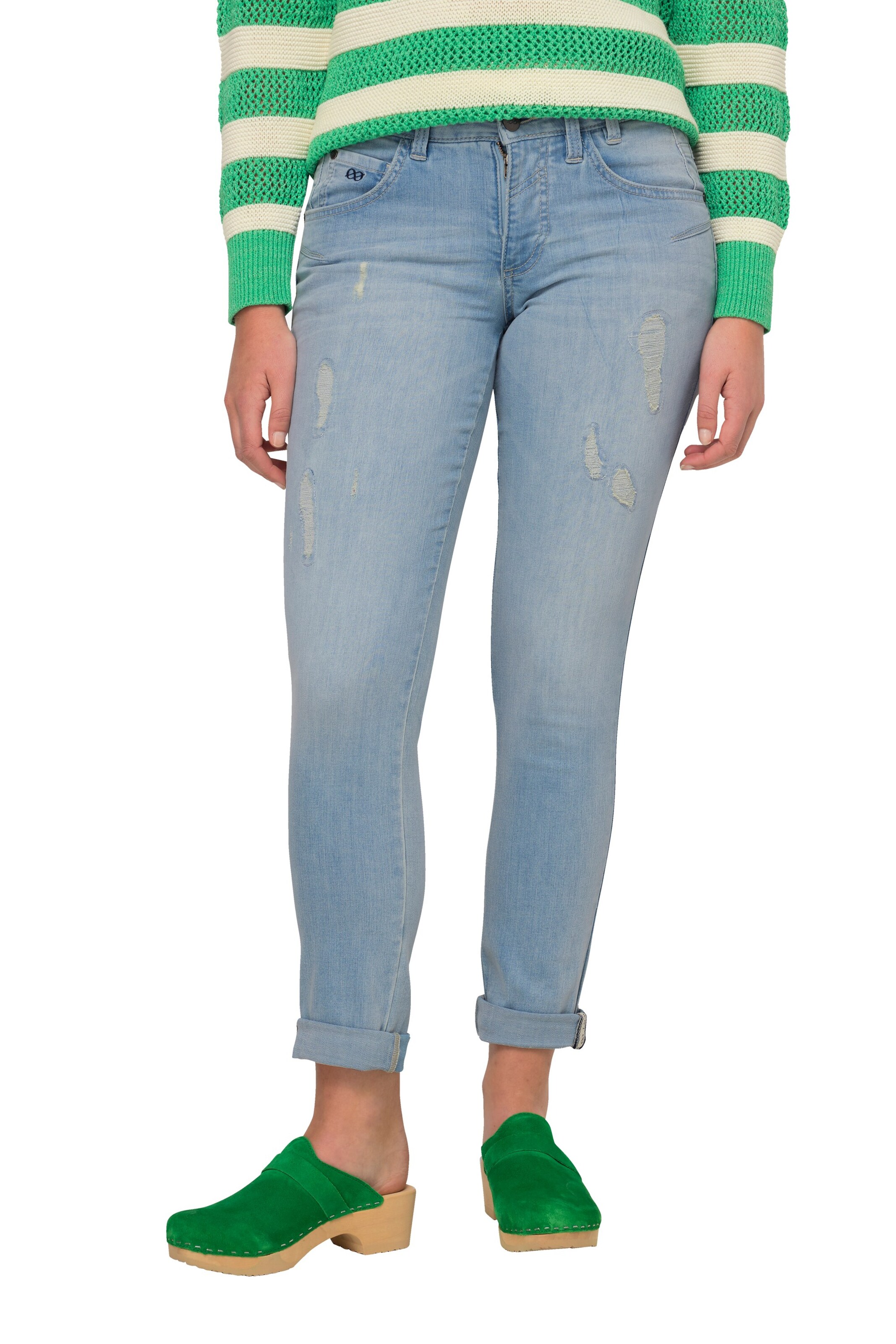 LAURASØN Regular Jeans in Blauw: voorkant