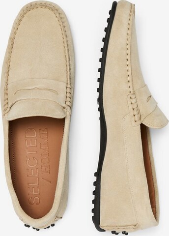 SELECTED HOMME Moccasins in Beige