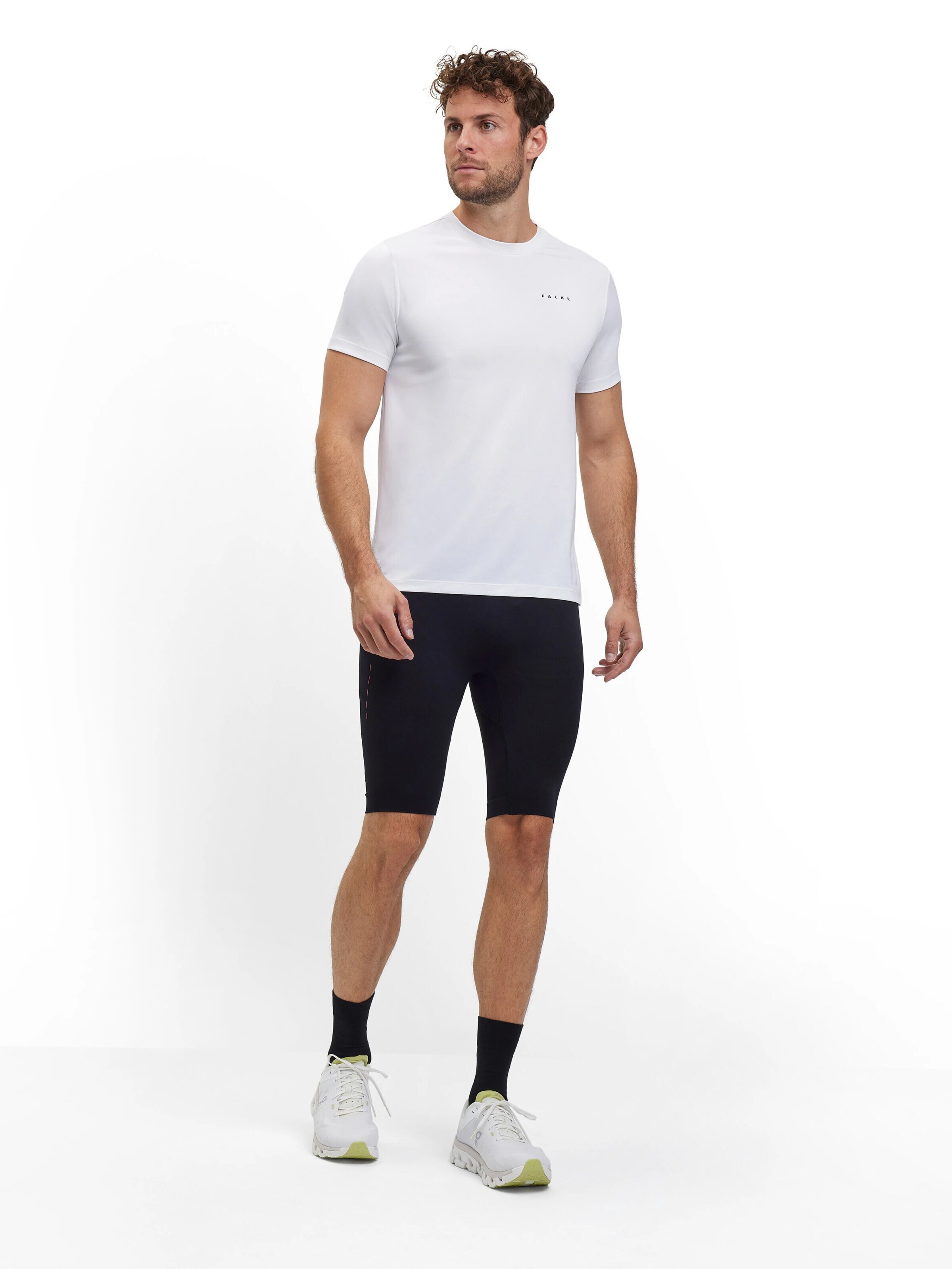 FALKE Skinny Pants 'Compression' in Black