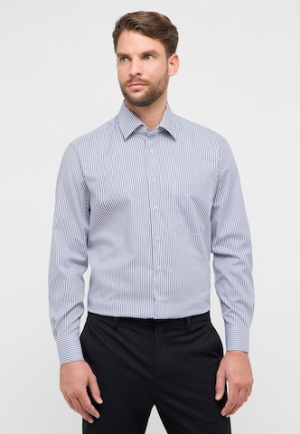 ETERNA Comfort fit Zakelijk overhemd in Blauw: voorkant