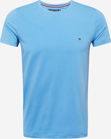 TOMMY HILFIGER Slim Fit T-Shirt in Blau: predná strana