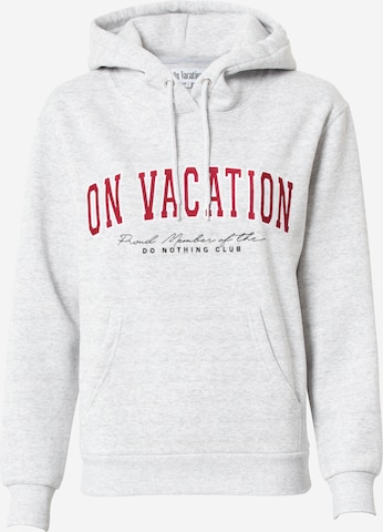 On Vacation Club Sweatshirt in Grey: front