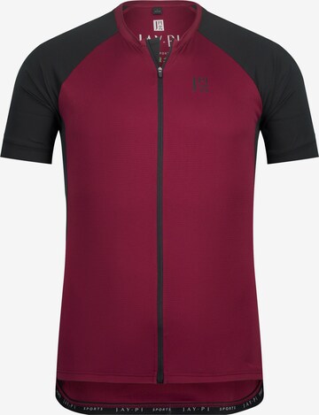 JAY-PI Functioneel shirt in Rood: voorkant