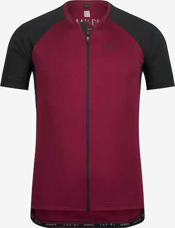 JAY-PI Functioneel shirt in Rood: voorkant