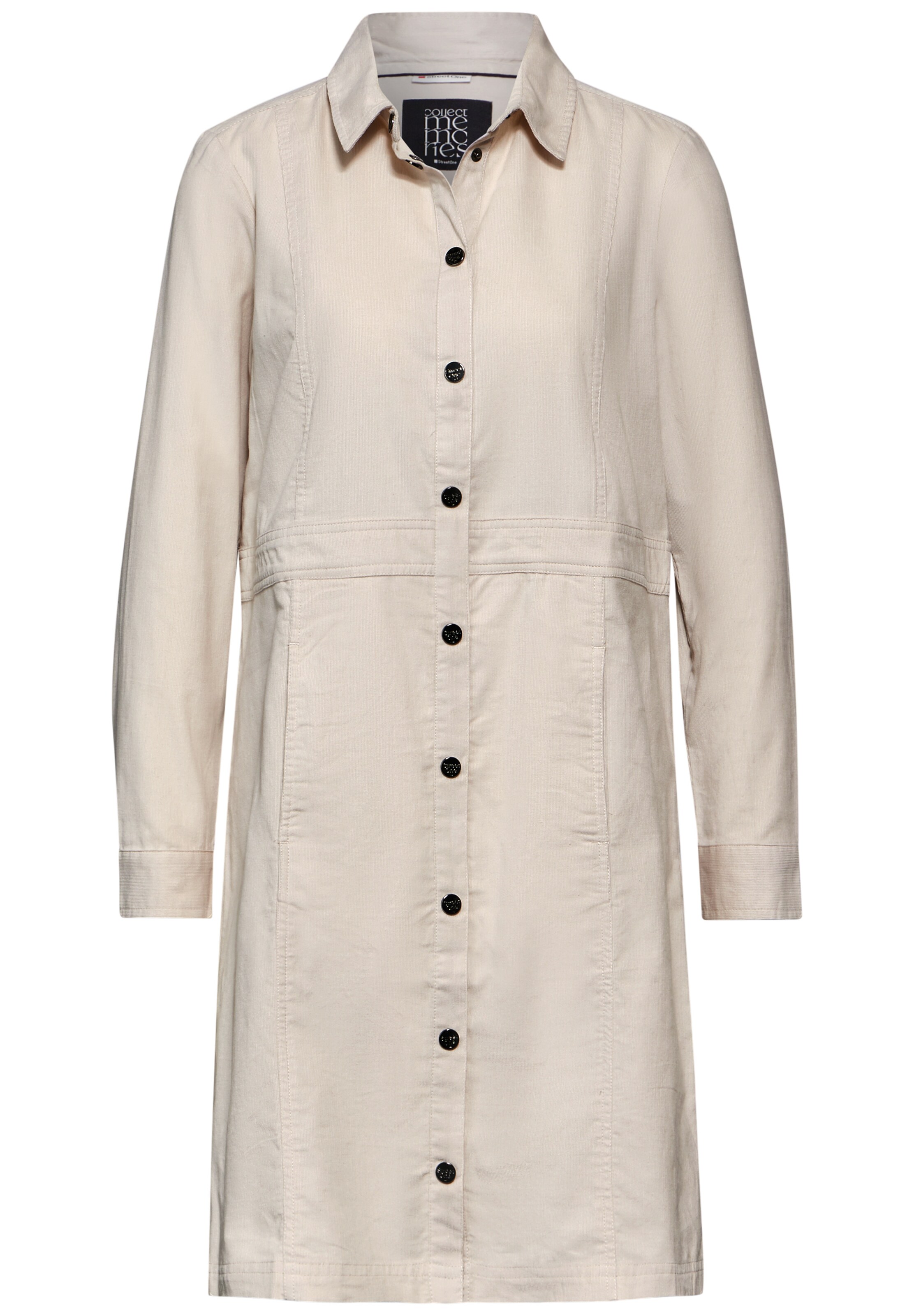 STREET ONE Shirt Dress in Beige: front