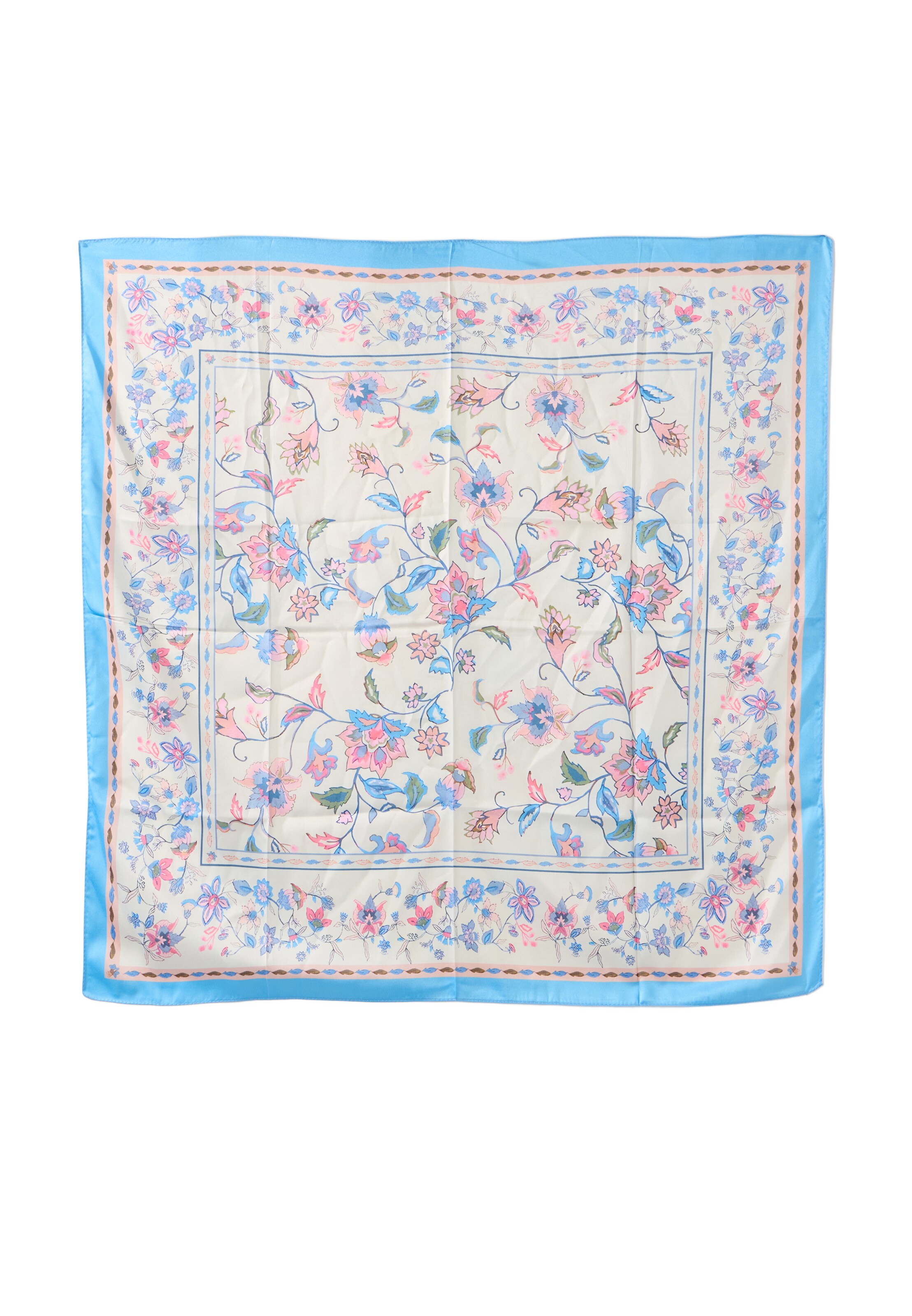 studioselect Foulard en One Size en camel / marine / bleu marine / blanc cassé, Vue avec produit