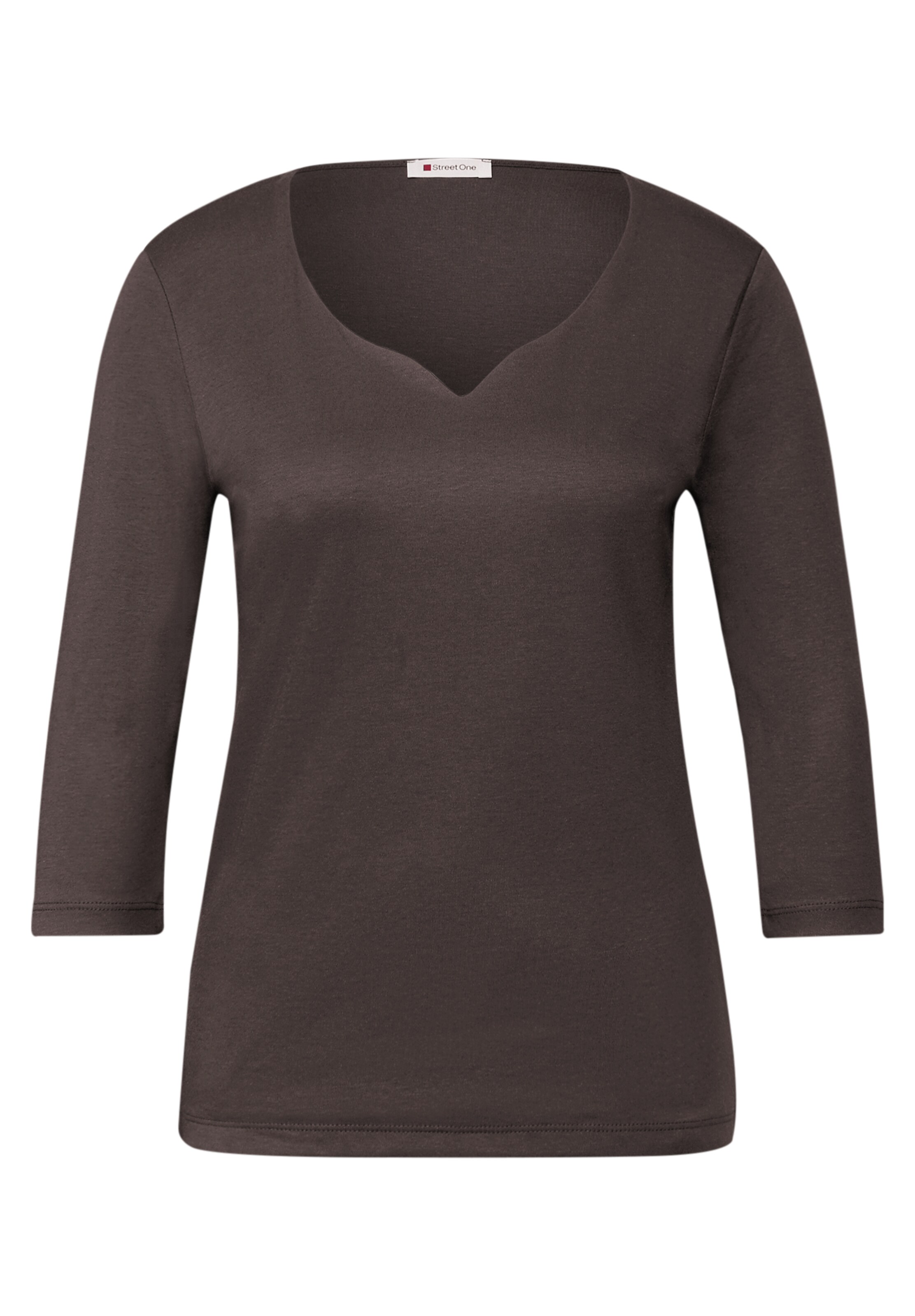 STREET ONE Shirt 'Ada' in Brown: front