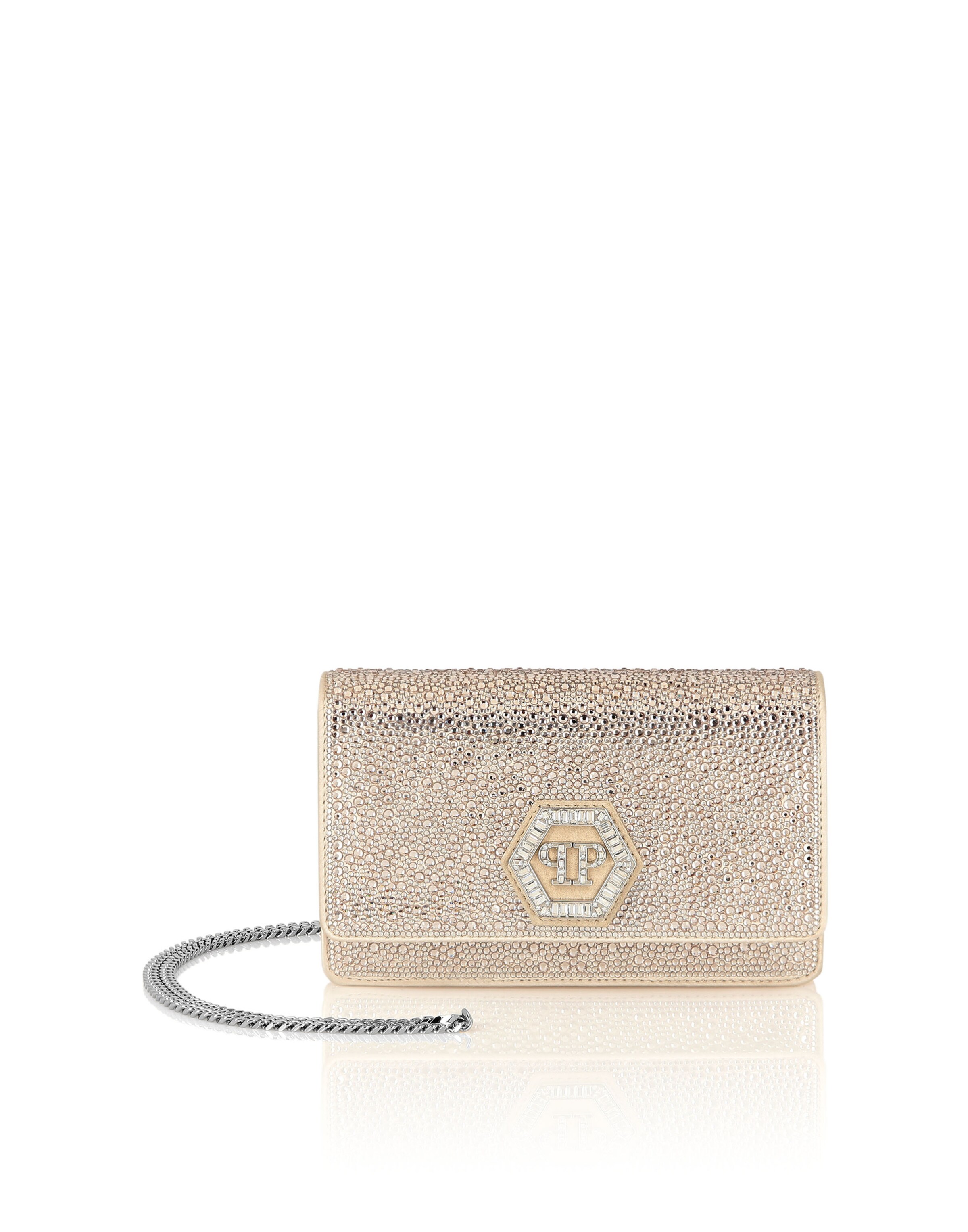 Philipp Plein - Clutches em bege: frente