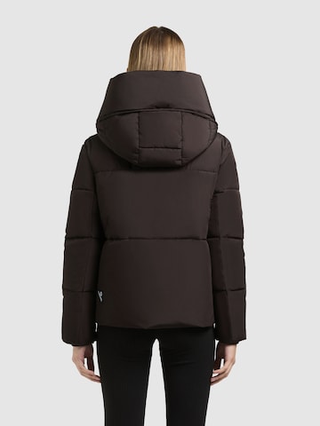 Veste d’hiver 'Audrey2 Matt' khujo en marron