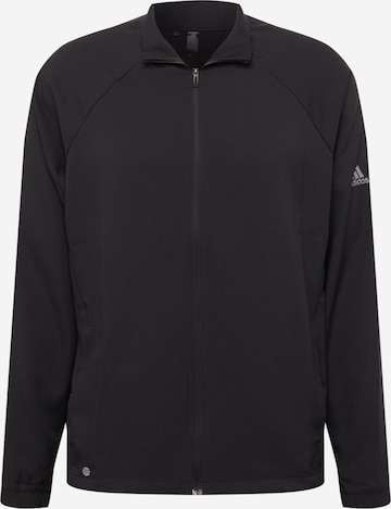 adidas Golf Training Jacket in Black: front