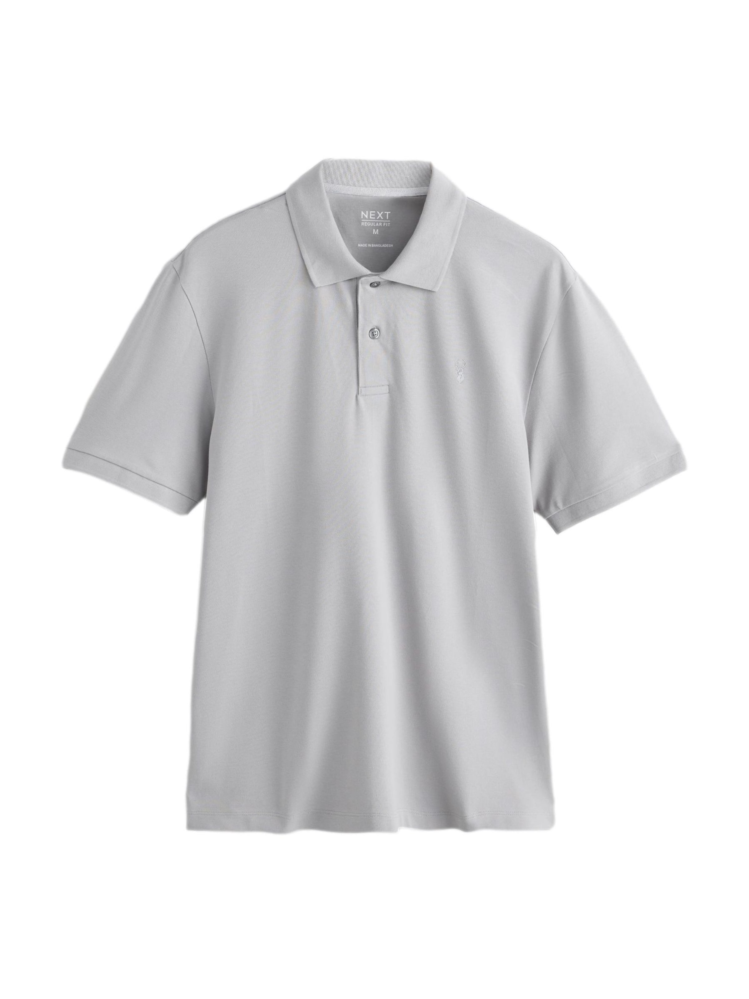 Next Poloshirt in Grau: Vorderseite