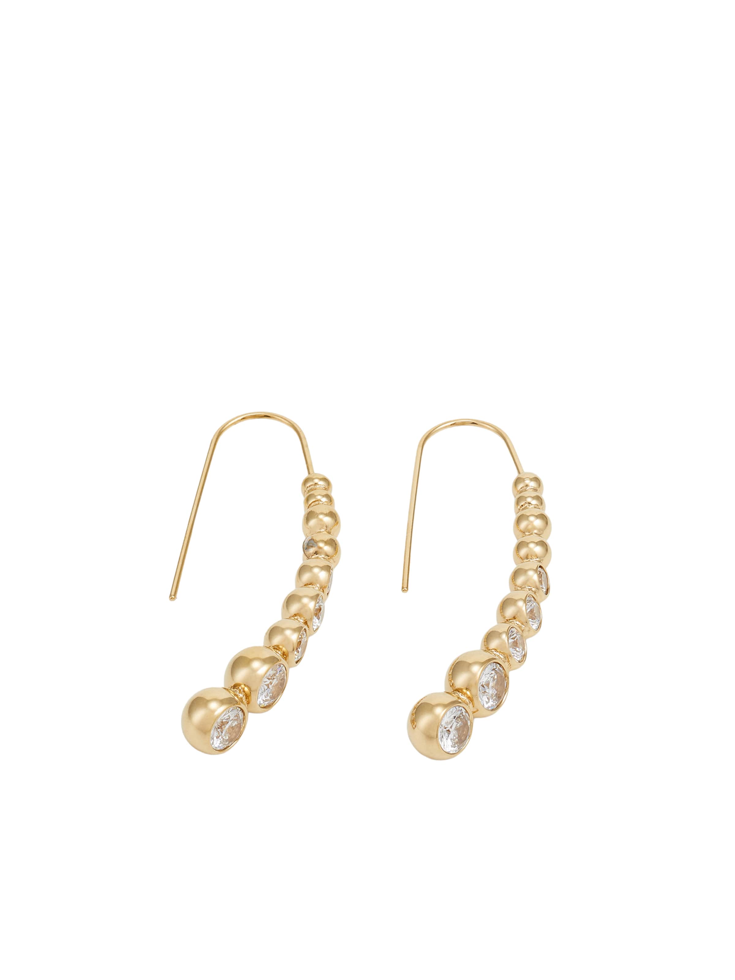 Boucles d'oreilles Liu Jo en or : devant