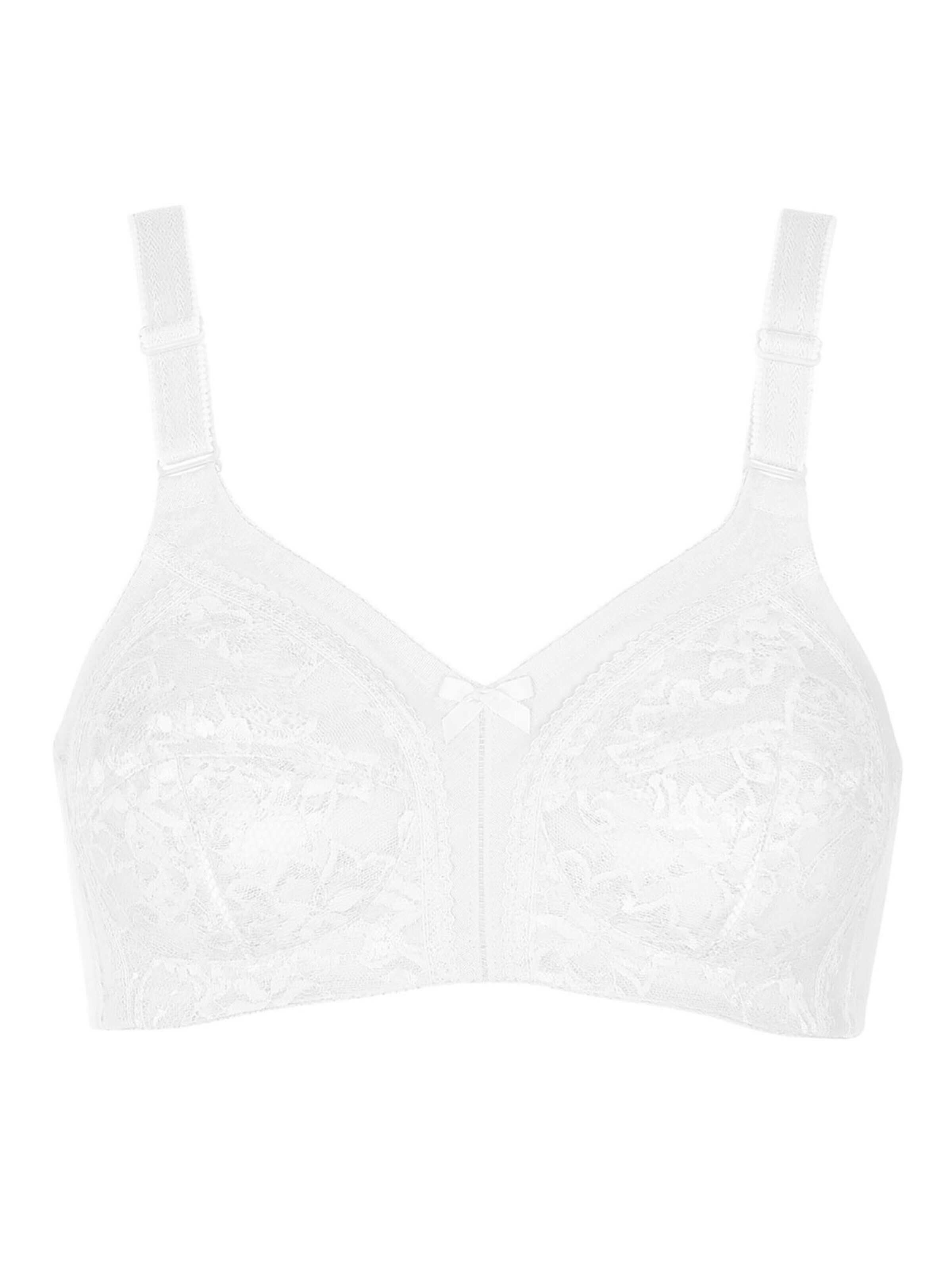 Lisca Minimiser Bra 'Sabina' in White: front