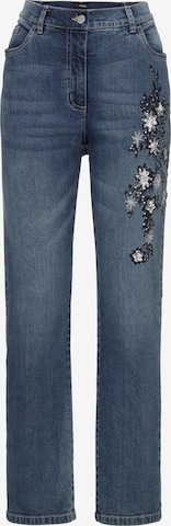 MIAMODA Regular Jeans in Blue: front