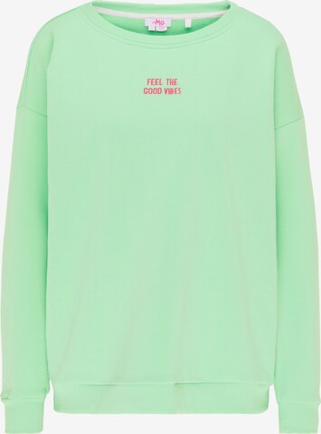 Sweat-shirt MYMO en vert : devant