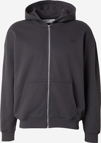 Veste de survêtement HOLLISTER en noir : devant