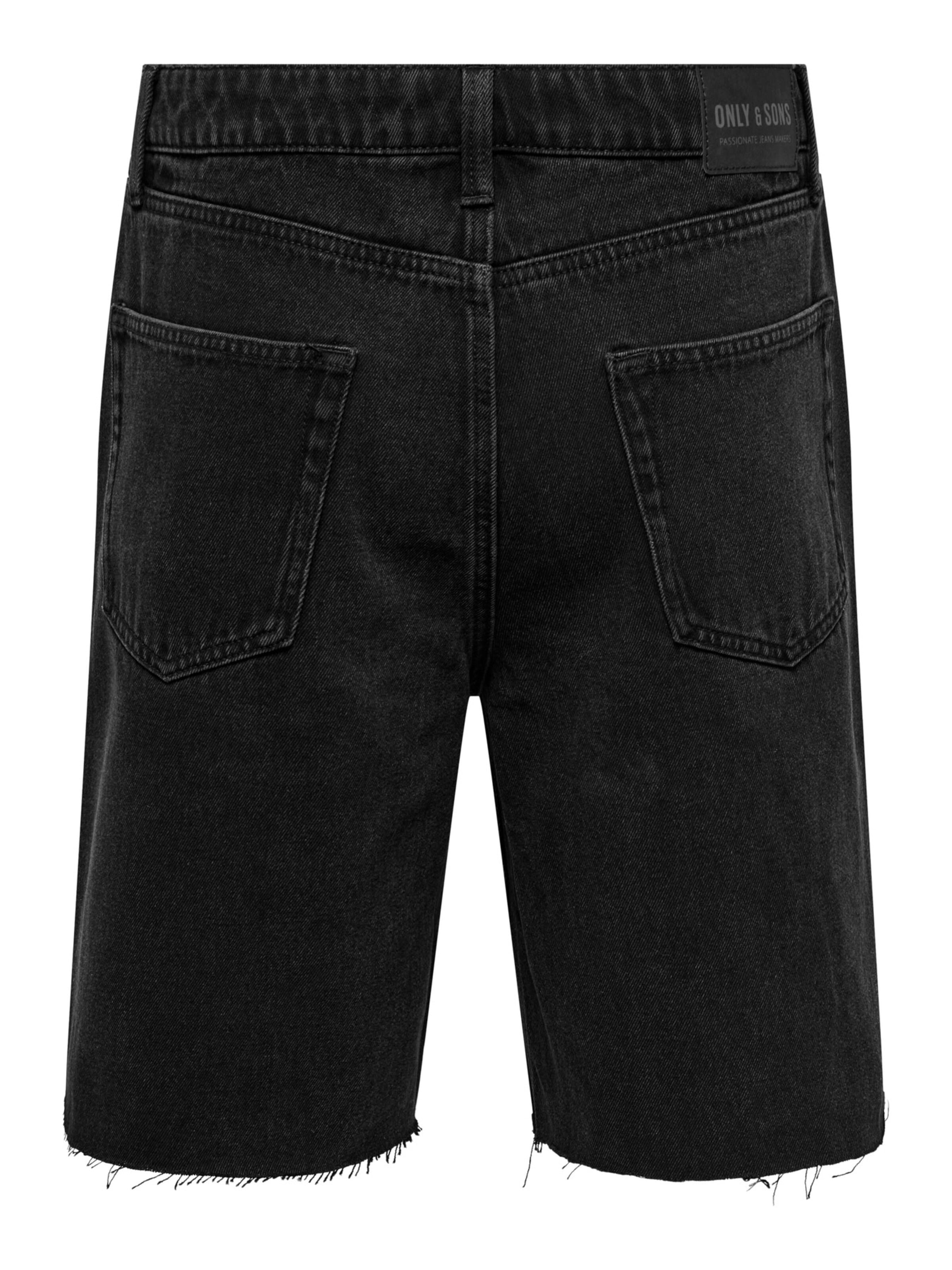 Loosefit Jeans di Only & Sons in nero