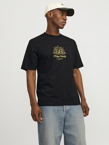 T-Shirt JACK & JONES en noir : devant