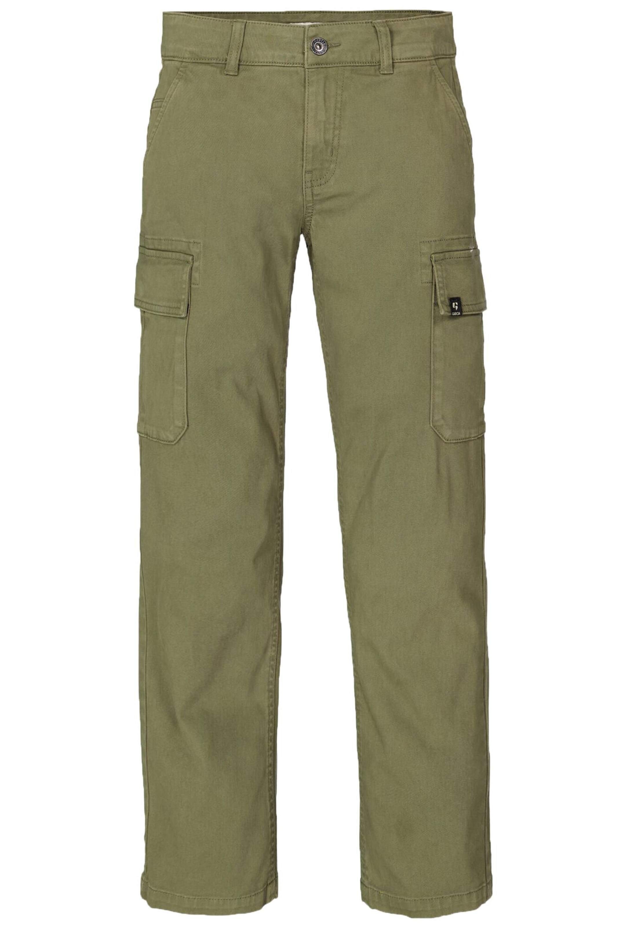GARCIA Regular Pants in Green: front