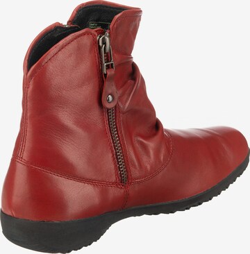 JOSEF SEIBEL Ankle Boots 'Naly' in Red