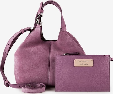 Sac bandoulière 'C-Easy' Coccinelle en violet : devant