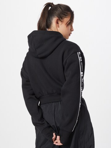 Reebok Athletic Zip-Up Hoodie in Black