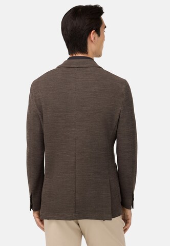 Boggi Milano Regular fit Colbert in Bruin