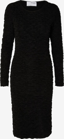 Robe SELECTED FEMME en noir : devant