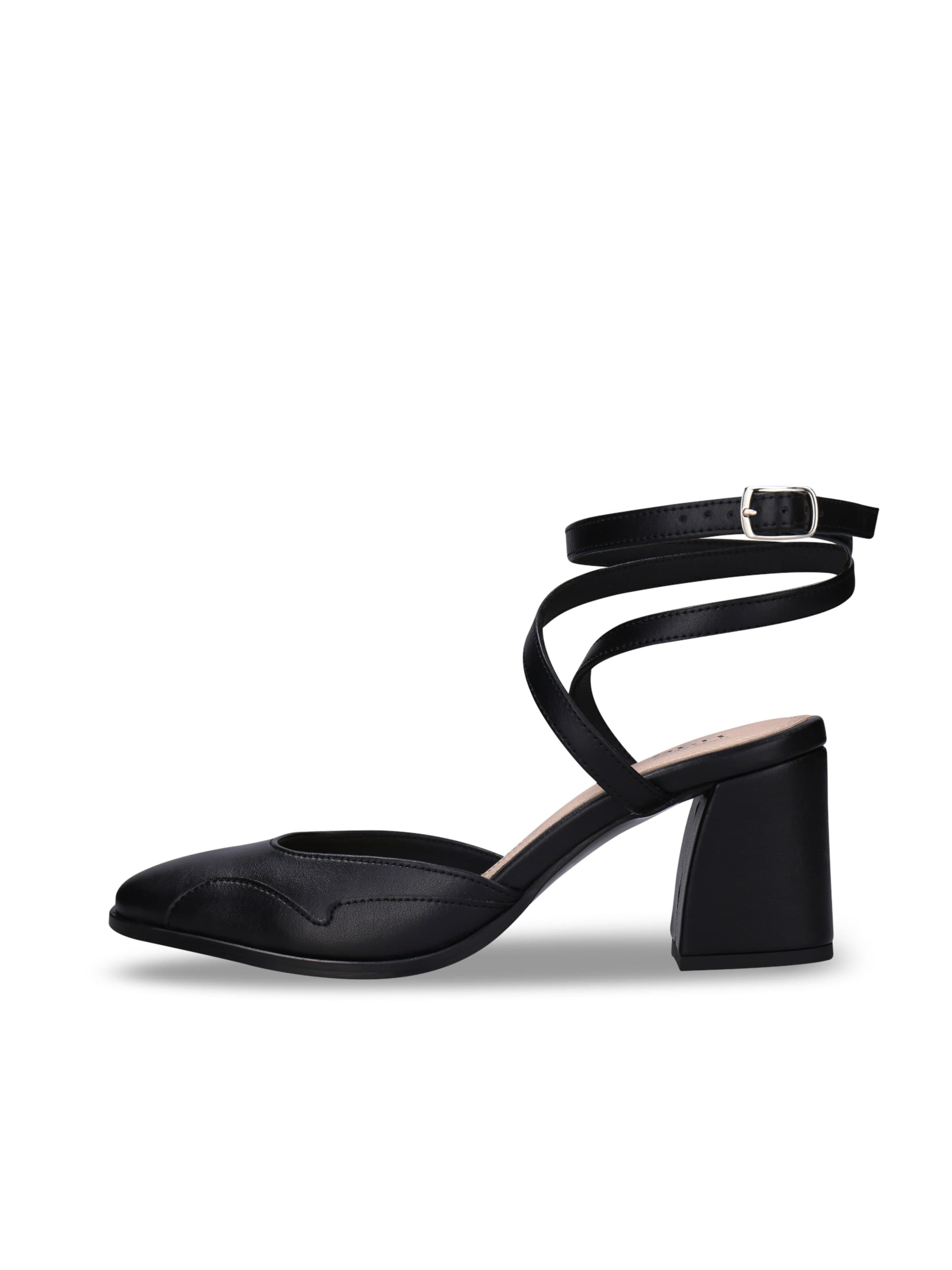 nae Vegan Shoes Sandály 'LISA' – černá: přední strana