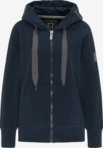 Elbsand Sweatjacke 'Kelda' in Blau: predná strana