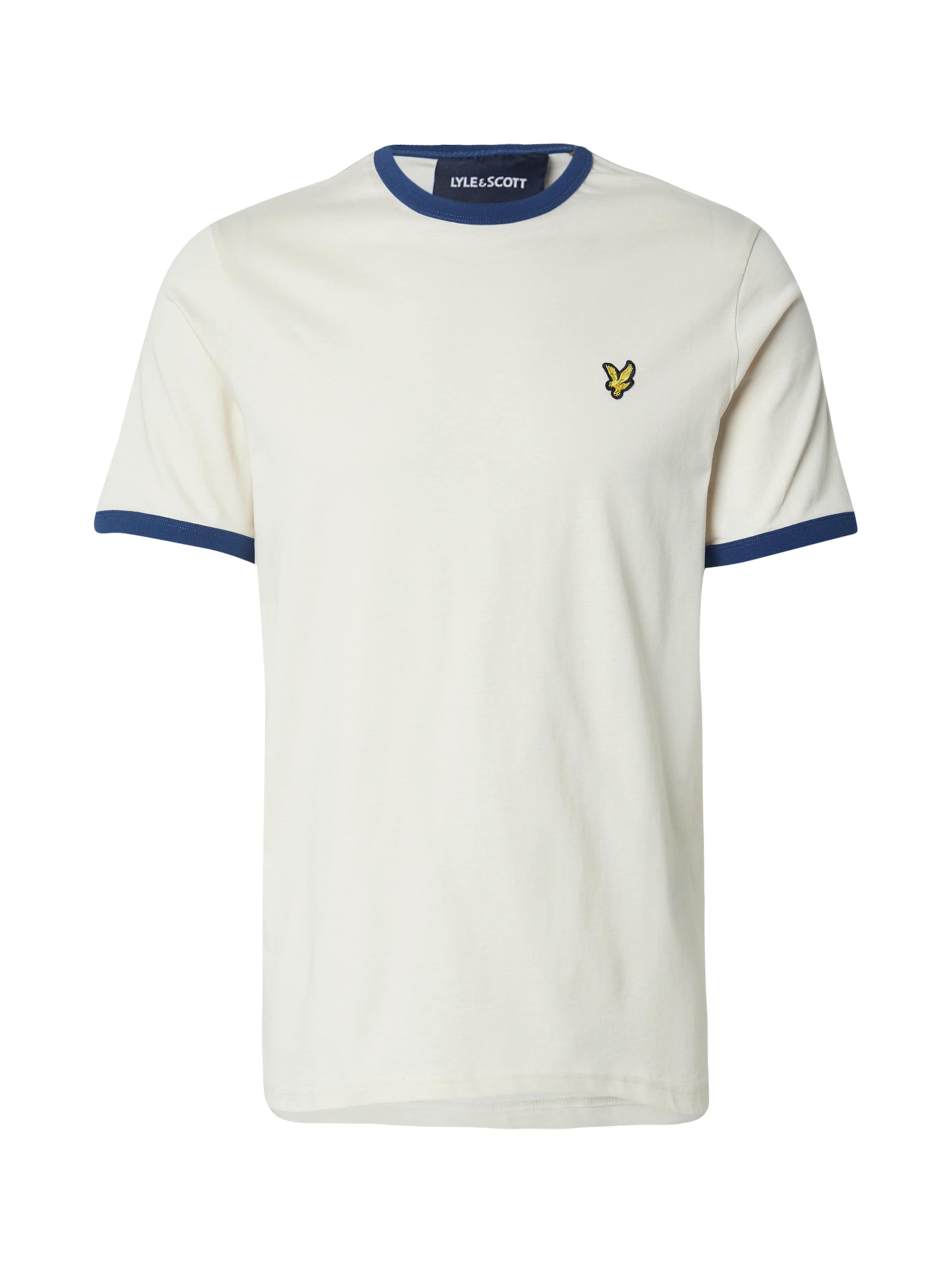 Lyle & Scott T-Shirt 'Ringer' in Weiß: Vorderseite