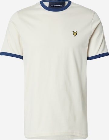 Lyle & Scott Paita 'Ringer' värissä valkoinen: etupuoli