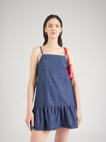 TOPSHOP Платье в Синий: спереди