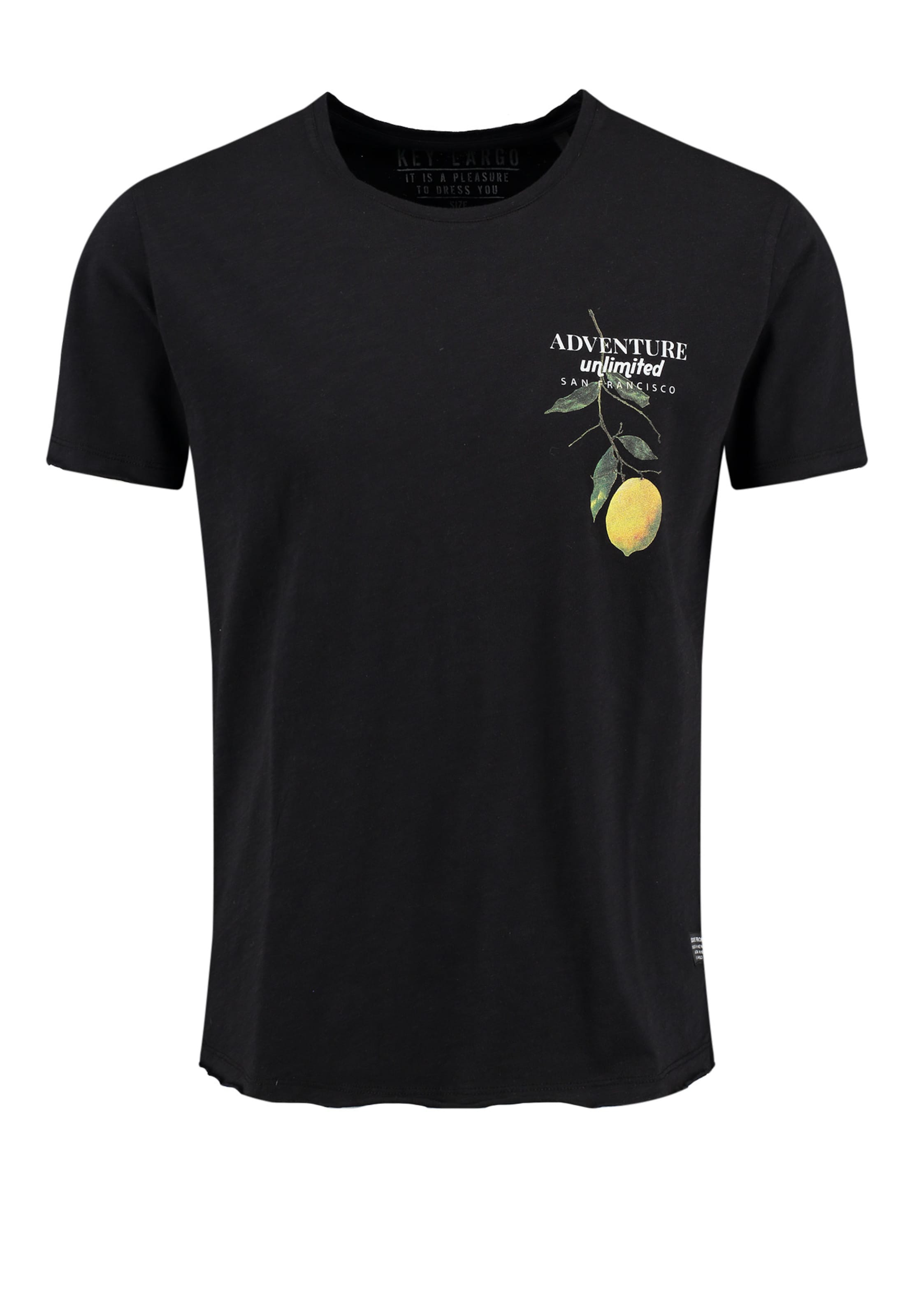 T-Shirt 'Citrus Tree' Key Largo en noir : devant