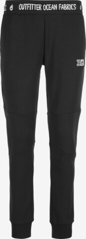 Effilé Pantalon OUTFITTER en noir : devant