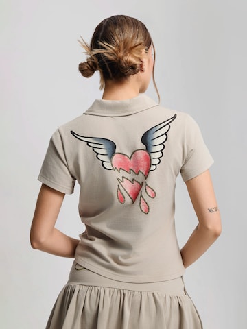 Ed Hardy Футболка 'Broken Heart' в Зеленый