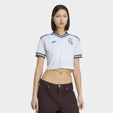 T-shirt fonctionnel 'Italy 26 Away Cropped' ADIDAS PERFORMANCE en bleu : devant